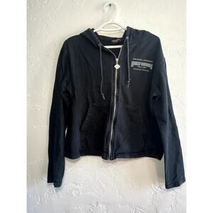 Harley davidson Tomahawk operations full zip sweatshirt womens large biker moto